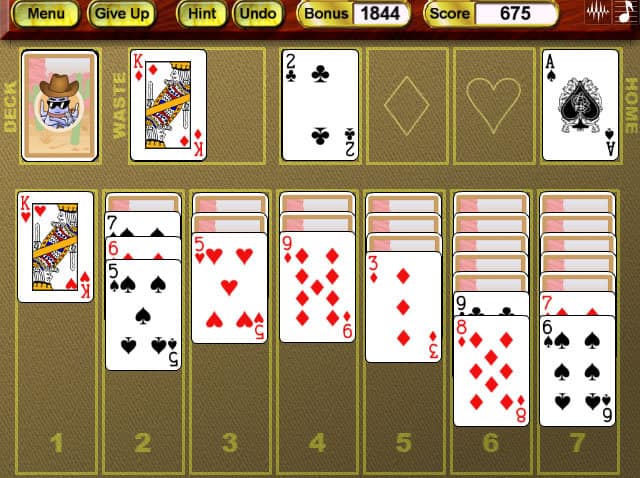 jeu solitaire klondike