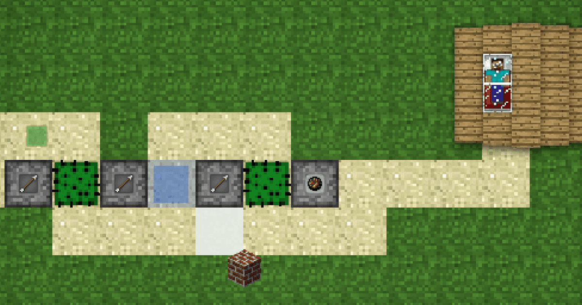 Minecraft Tower Defense 1 _ Tower Minecraft Maps – FHKJ
