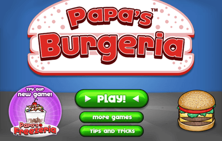 Jeux de cuisine papa's burgeria Clearance