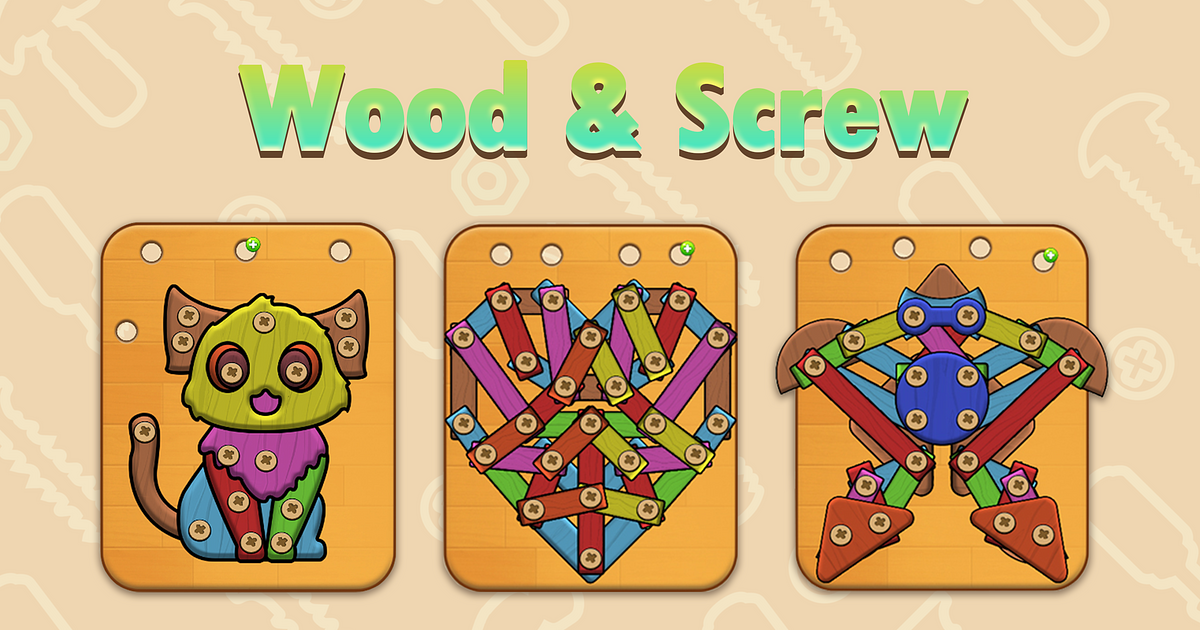 Wood & Screw Puzzle - Jeu Gratuit en Ligne | FunnyGames