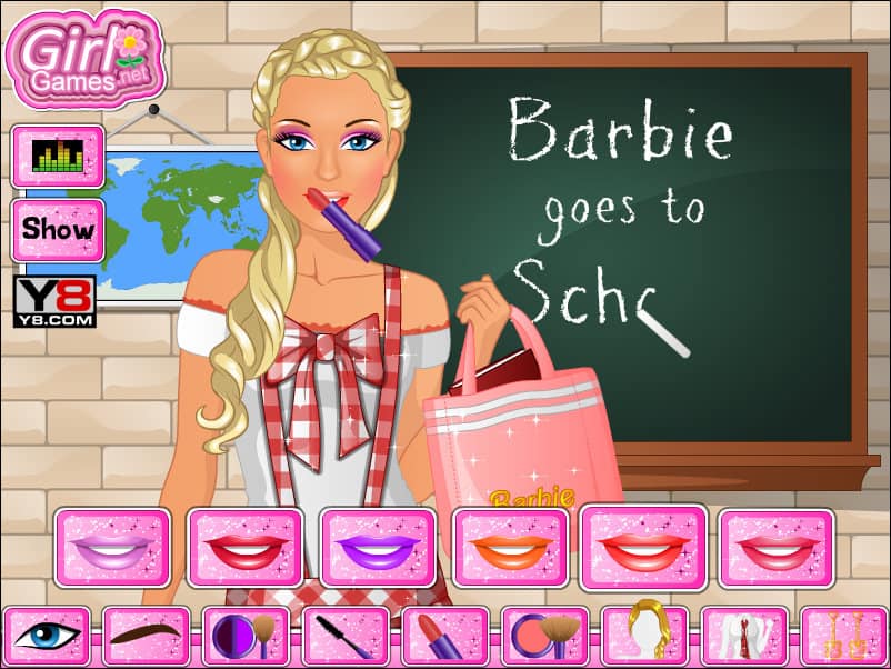 Barbie Goes To School Makeover - Jeu Gratuit | FunnyGames