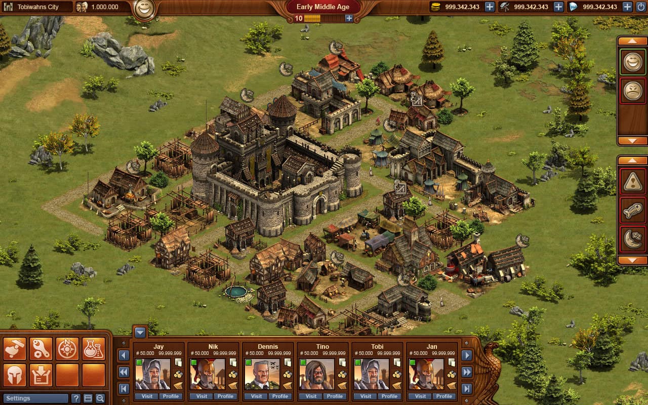 forge of empires advertised as an adult game